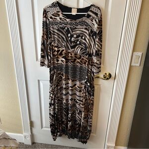 Zadie Bs Mixed Print Dress